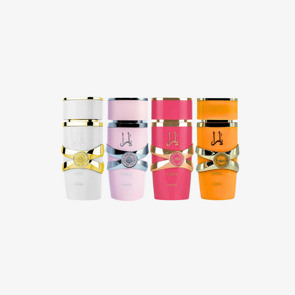 Lattafa Yara Mini Collection Gift Set Eau de Parfum Spray for Women, 4 x 5 ml