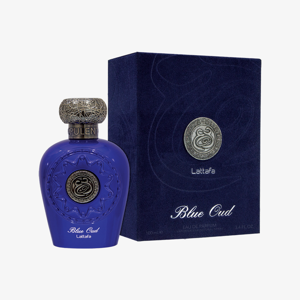 Lattafa Blue Oud Eau de Parfum Spray Unisex Perfume, 100 ml