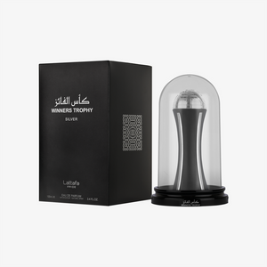 Lattafa Pride Winners Trophy Silver Eau de Parfum Spray Unisex Perfume, 100 ml