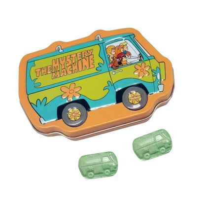 Scooby Doo The Mystery Machine Van Candies, 1.5 Ounce Tin - 12 Count Display Box