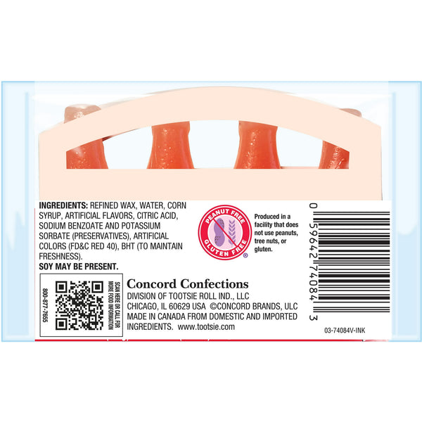 Nik L Nip Cupid's Love Potion Cherry Valentine Candy, 4 bottle 1.39 Ounce Pack - 18 Count Box