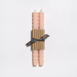 Greentree Home Candle, 10" Rope Unscented Taper Handmade Beeswax Candles