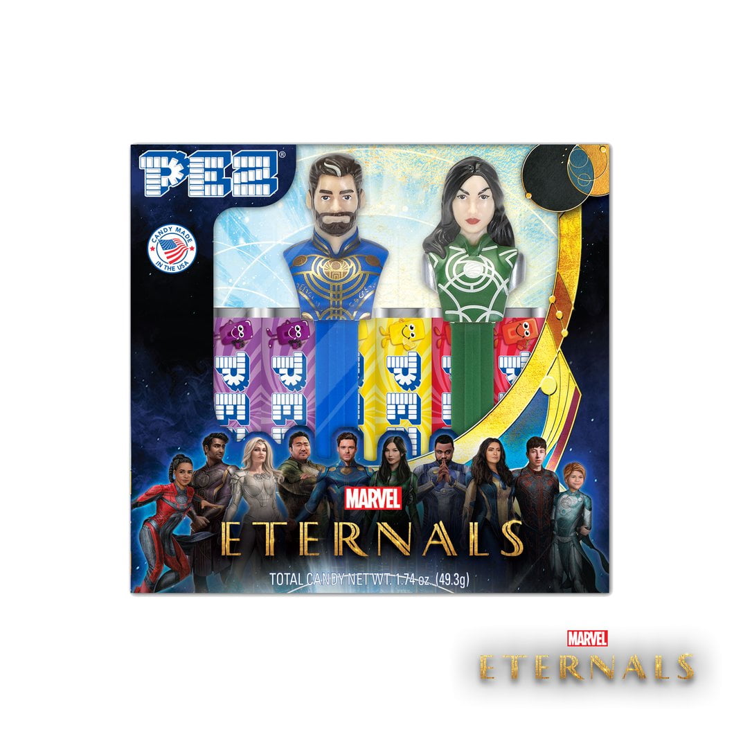 PEZ Candy Marvel Studios Eternals Twin Pack Gift Set, 1.74 Ounces