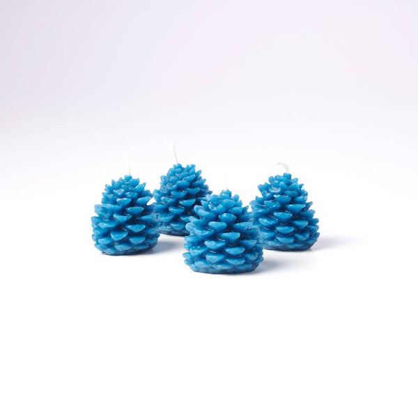 Greentree Home Candle, Wee Pine Cone Unscented Handmade Beeswax Sculptural Candles