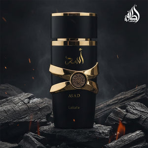 Lattafa Perfumes Asad for Unisex Eau de Parfum Spray, 3.4 Ounce