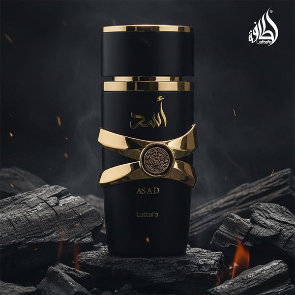 Lattafa Perfumes Asad for Unisex Eau de Parfum Spray, 3.4 Ounce