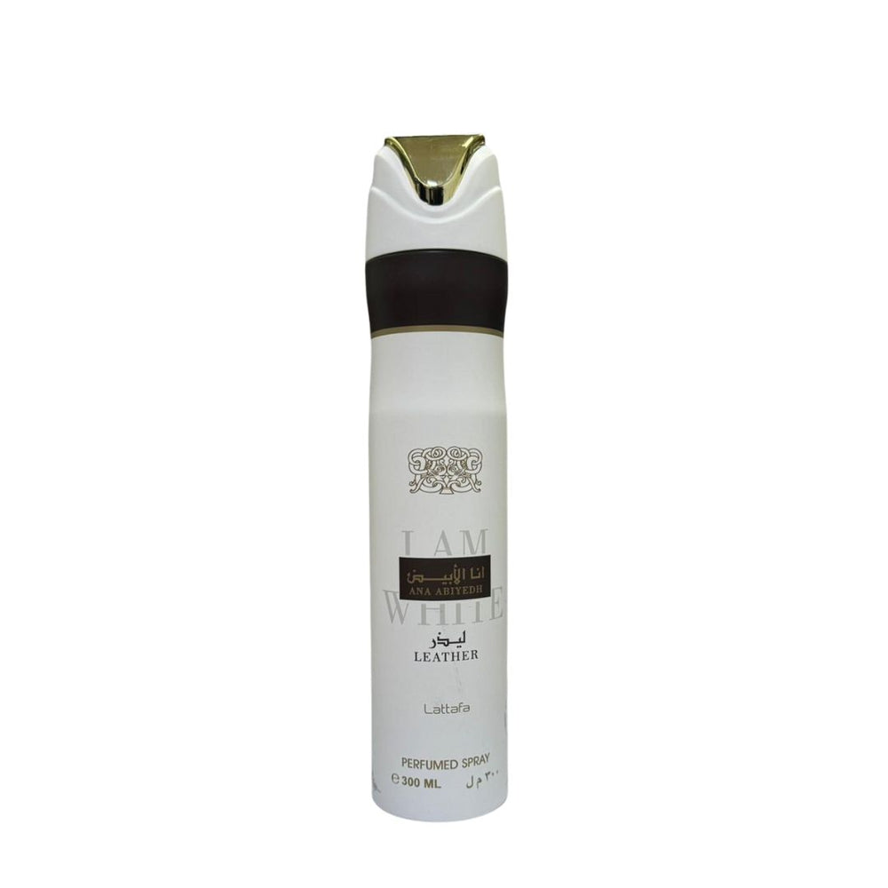 Lattafa Perfumed Body Spray Ana Abiyedh Leather 300 ml