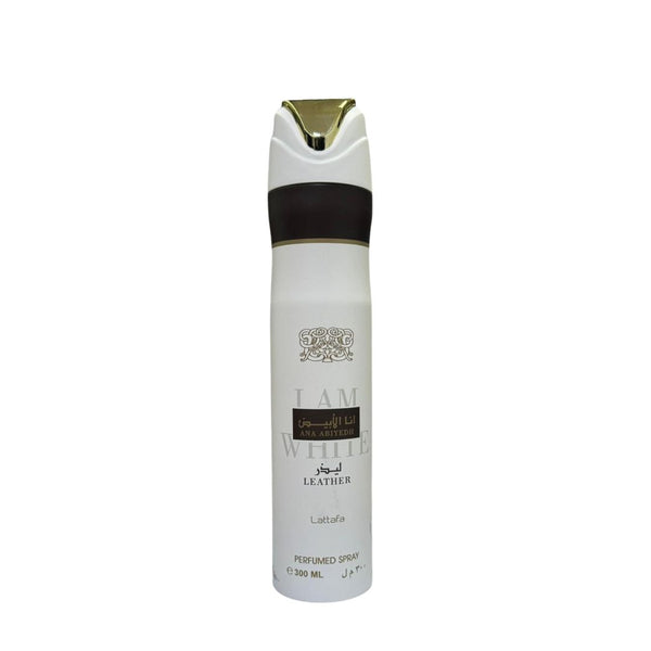 Lattafa Perfumed Body Spray Ana Abiyedh Leather 300 ml