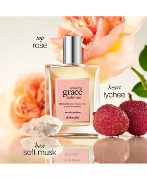 Philosophy Amazing Grace Ballet Rose Eau de Parfum Spray for Women - 2 oz