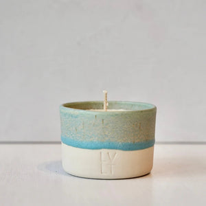 Riptide Candle Vessel + Wax Candle Refill