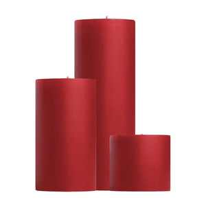 Scented Pillar Candles, Hollyberry