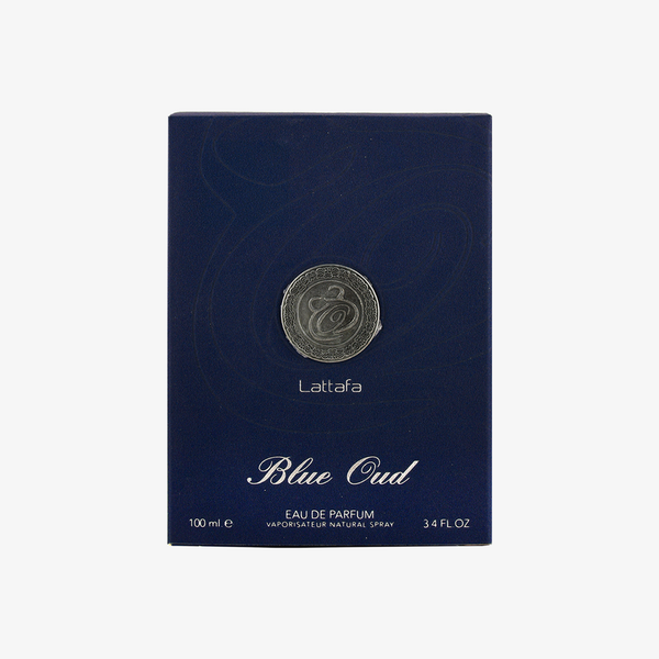 Lattafa Blue Oud Eau de Parfum Spray Unisex Perfume, 100 ml