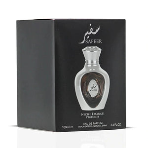 Lattafa Emarati Safeer Niche Eau de Parfum Spray Unisex Perfume, 100 ml