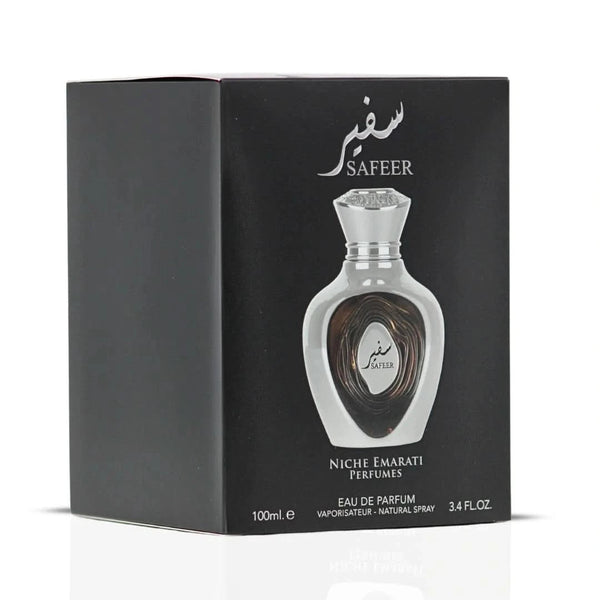 Lattafa Emarati Safeer Niche Eau de Parfum Spray Unisex Perfume, 100 ml