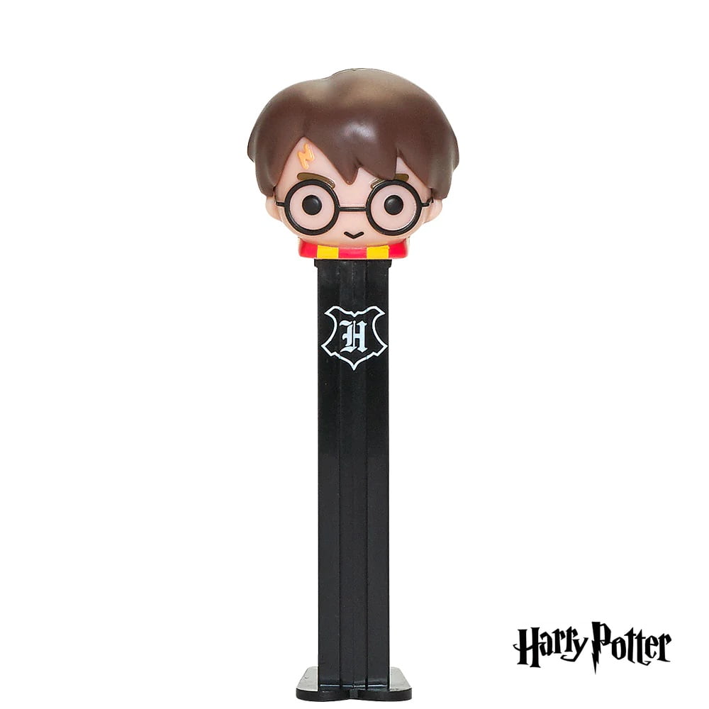 PEZ Harry Potter Collection Candy Dispenser, Plus 3 Mystery Flavored Candy Refills, 0.87 Ounce Blister Pack