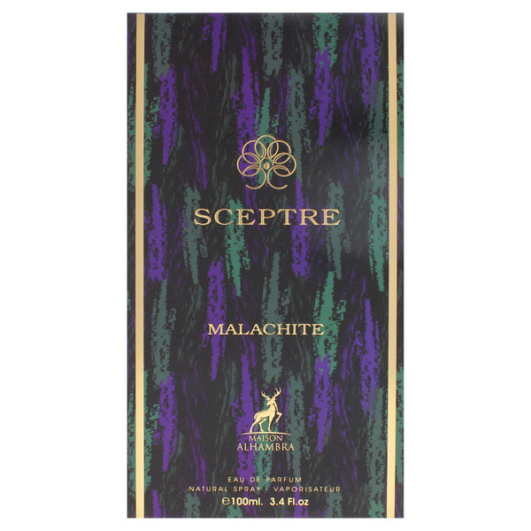 Maison Alhambra Sceptre Malachite Eau de Parfum Spray Unisex Perfume, 100 ml