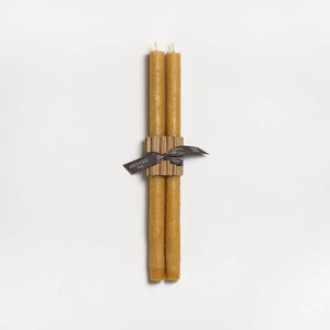 Greentree Home Candle, 12" Twig Unscented Taper Handmade Beeswax Candles