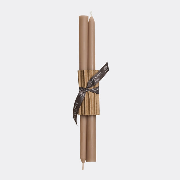 Greentree Home Candle, Every Day Unscented Handmade Beeswax Taper Candles