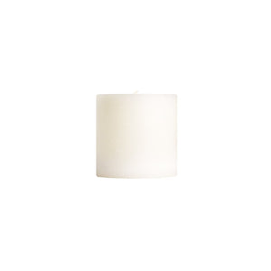 Unscented Pillar Candles, Stark White