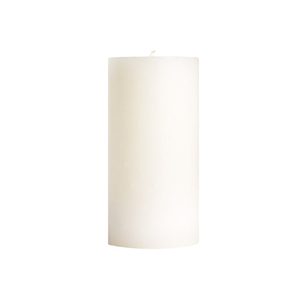 Unscented Pillar Candles, Stark White