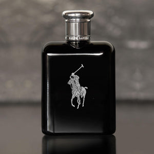 RALPH LAUREN FRAGRANCES - Polo Black - Eau de Toilette - Men's Cologne - Woody & Fresh - With Patchouli, Sandalwood, and Mandarin - Medium Intensity