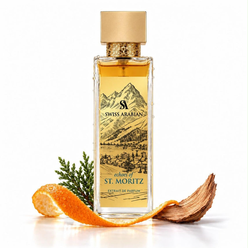 Swiss Arabian Echoes of St. Moritz Luxury Extrait de Parfum Unisex Perfume Spray, 100 ml