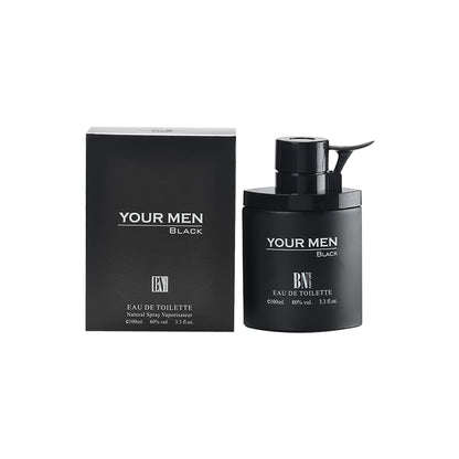 BN Your Men Black, Eau de Toilette, Perfume for Men, 100 ml