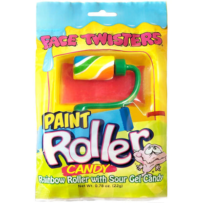 Face Twisters Paint Roller Candy, 0.78 oz. (22g) - 12 Count Display Box