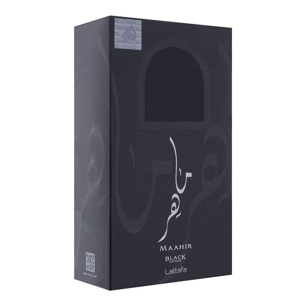 Lattafa Maahir Black Edition Eau de Parfum Unisex Perfume, 100 ml