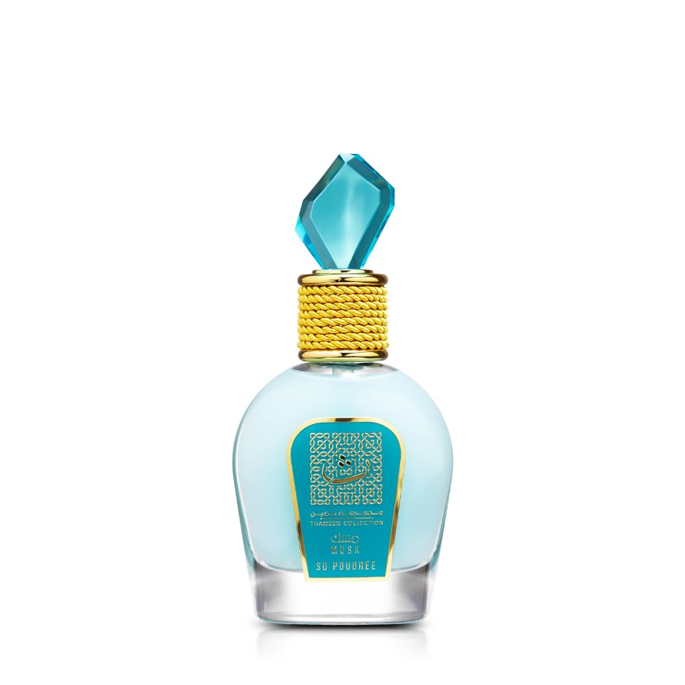 Lattafa Thameen Collection Musk So Poudree Eau de Parfum Spray Unisex Perfume, 100 ml