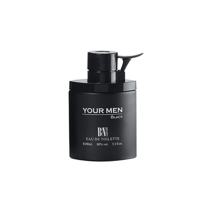 BN Your Men Black, Eau de Toilette, Perfume for Men, 100 ml
