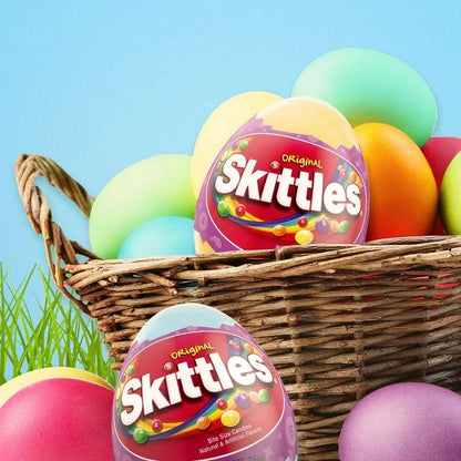 Skittles Original Easter Basket Gummy Candy, 1.6 Ounce Easter Egg - 12 Count Display Tray