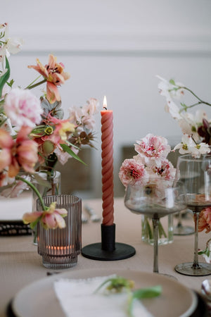 Greentree Home Candle, Wedding Collection - 10" Rope Unscented Taper Handmade Beeswax Candles