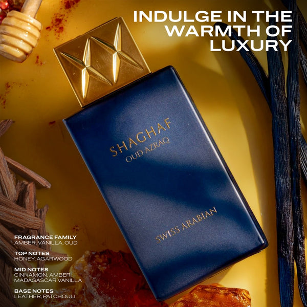 Swiss Arabian Shaghaf Oud Azraq Luxury Eau de Parfum Unisex Perfume Spray