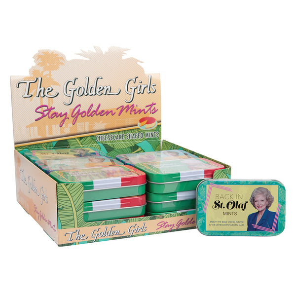 Golden Girls Stay Golden Mints, 1.5 Ounce Tin - 18 Count Display Box