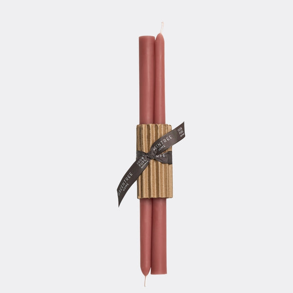 Greentree Home Candle, Every Day Unscented Handmade Beeswax Taper Candles