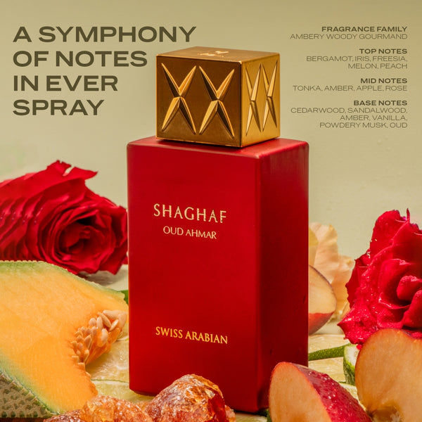 Swiss Arabian Shaghaf Oud Ahmar Luxury Eau de Parfum Unisex Perfume Spray