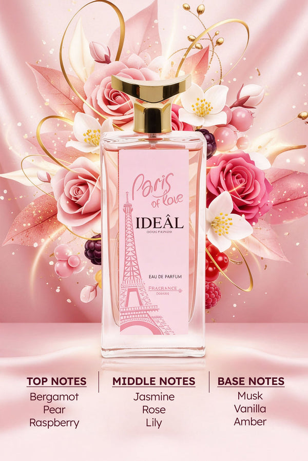 Fragrance Deluxe Paris of Love Ideal Pour Femme Eau De Parfum For Women, 100 ml