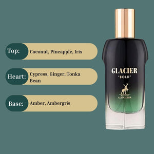 Maison Alhambra Glacier Bold Eau de Parfum Spray Unisex Perfume, 100 ml