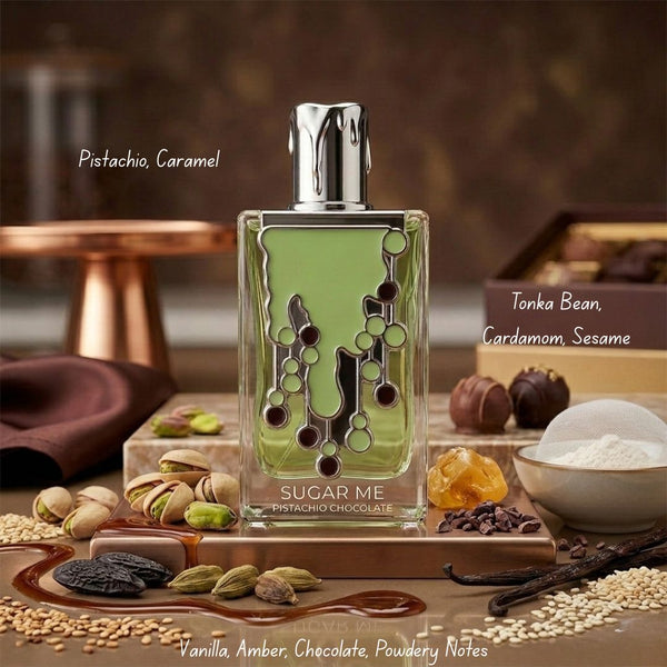Maison Alhambra Sugar Me Pistachio Chocolate Eau de Parfum Spray Unsex Perfume, 100 ml
