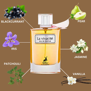 Maison Alhambra La Vivacité Eau de Parfum Spray for Women, 100 ml