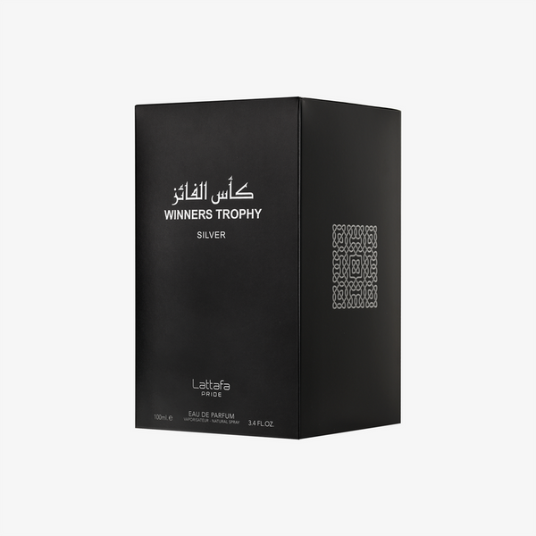 Lattafa Pride Winners Trophy Silver Eau de Parfum Spray Unisex Perfume, 100 ml