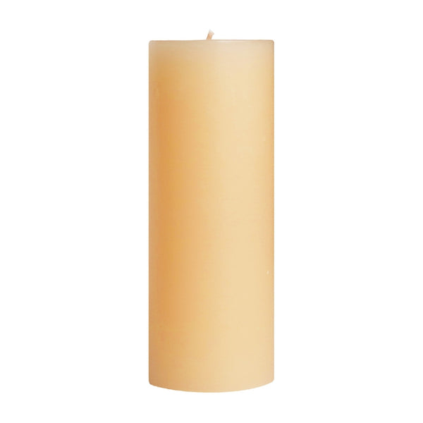 Unscented Pillar Candles, Ivory