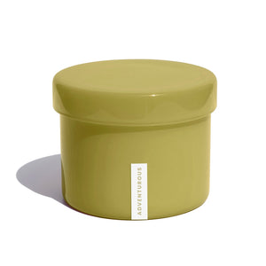 Vella & Co, Adventurous Oakmoss & Bergamot 16 Ounce Soy Candle, Green Glass