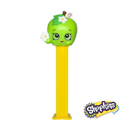 PEZ  Shopkins Collectable Candy Dispenser Blister Pack