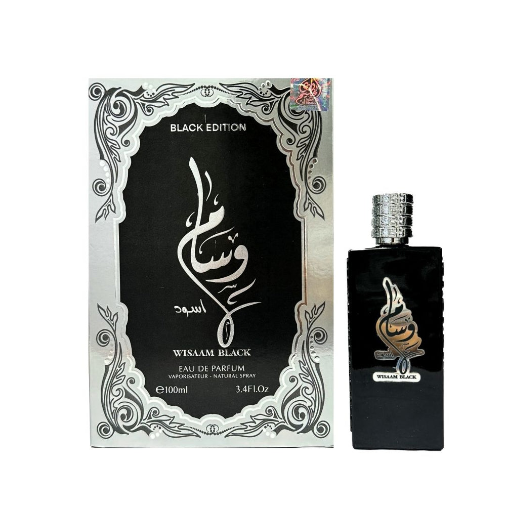 Wadi Al Khaleej Wisaam Black Eau De Parfum Unisex Perfume, 100 ml