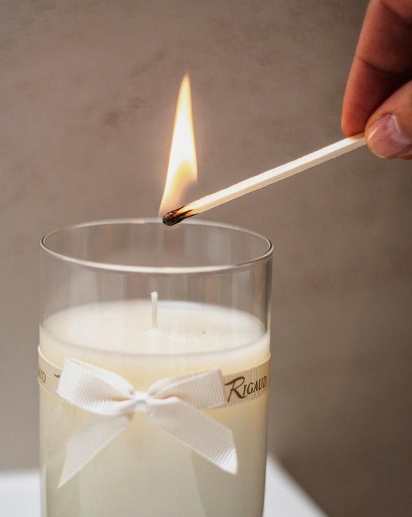 Rigaud Scented Candle, Handmade in France, Gardénia