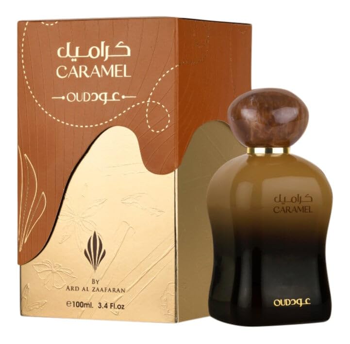 Ard Al Zaafaran Caramel Oud Eau de Parfum Spray Unisex Perfume, 100 ml