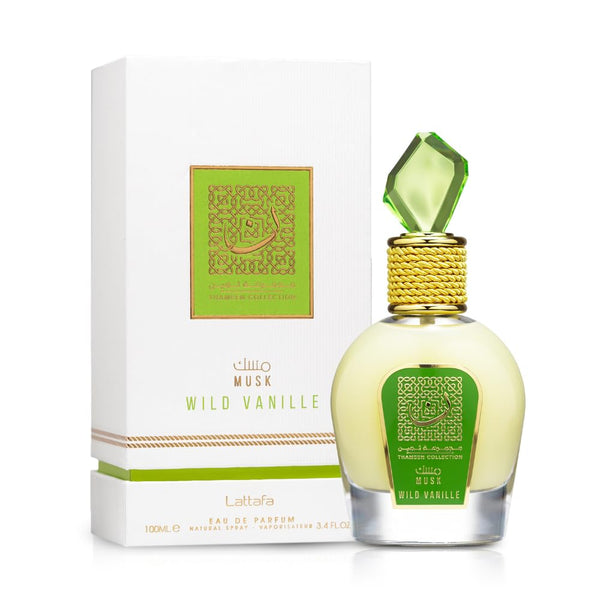 Lattafa Thameen Collection Musk Wild Vanille Eau de Parfum Spray Unisex Perfume, 100 ml