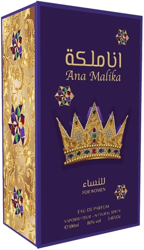 Wadi Al Ana Malika Eau De Parfum for Women, 100 ml